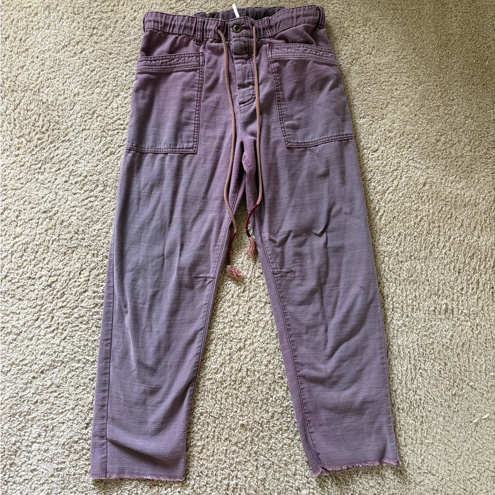 Free People Lavender Cargo Pants